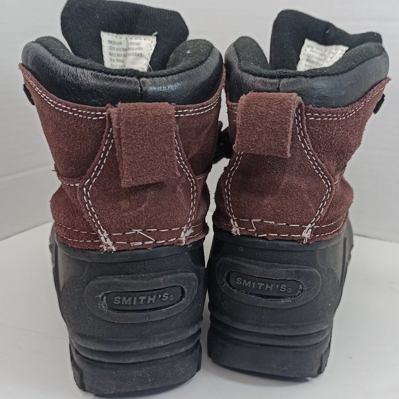 SMITH'S  Leather  Boots Boys Size 1 Thinsolate - Picture 4 of 6